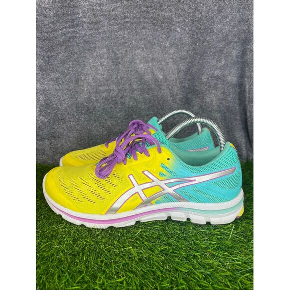 Asics Shoes - Asics Shoes Womens 9.5 Yellow/Green Gel Electro 33 Athletic Running Ladies T461N